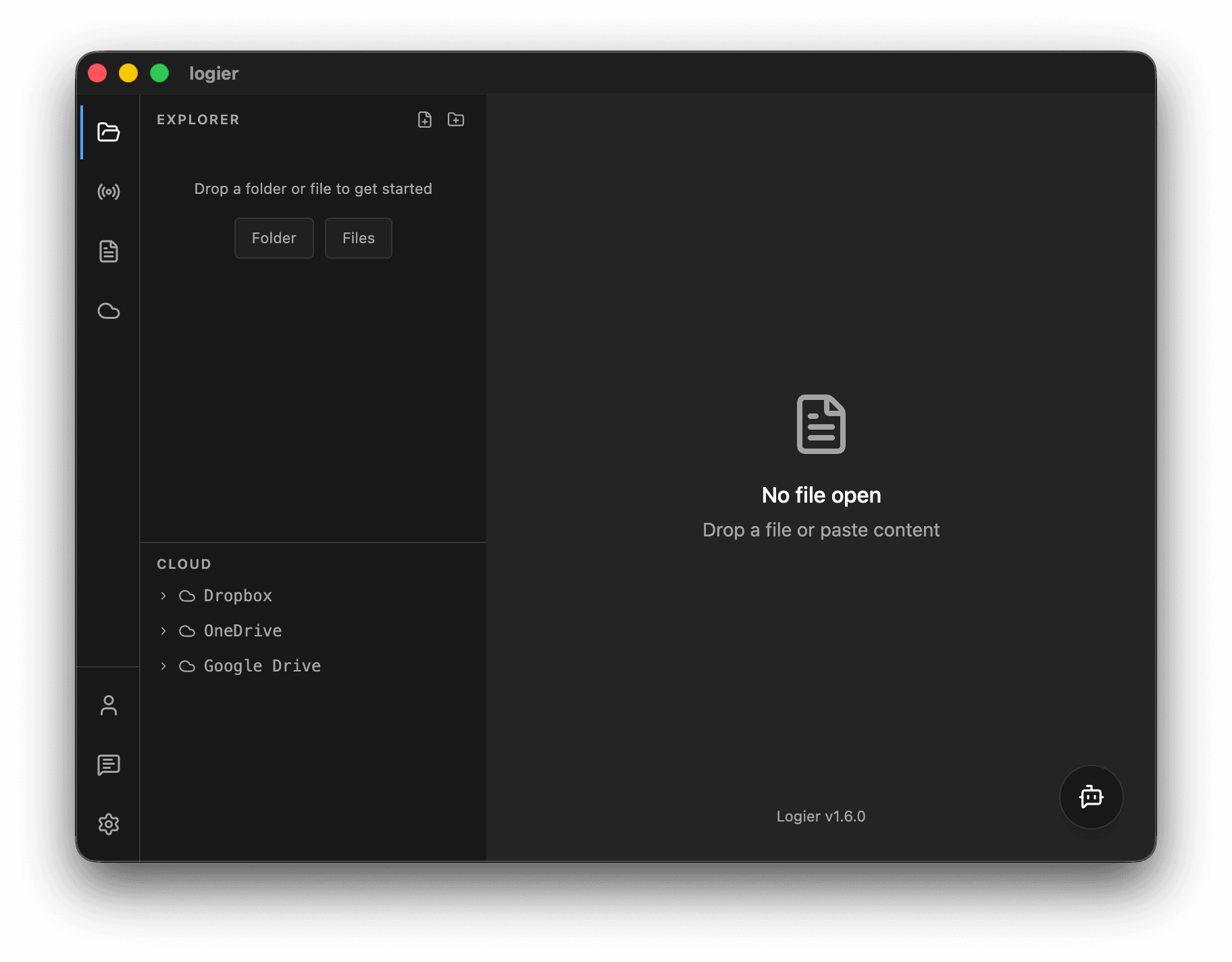Logier desktop app — screenshot 7